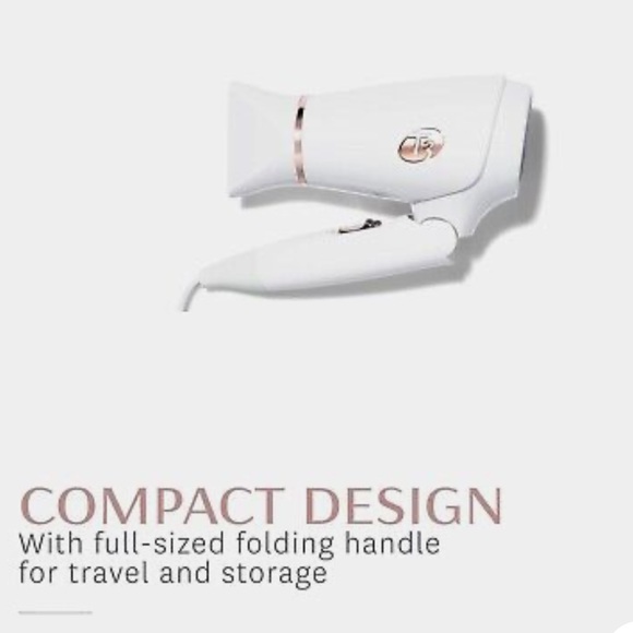 T3 Featherweight Compact Folding Travel Hair Dryer - Picture 5 of 7